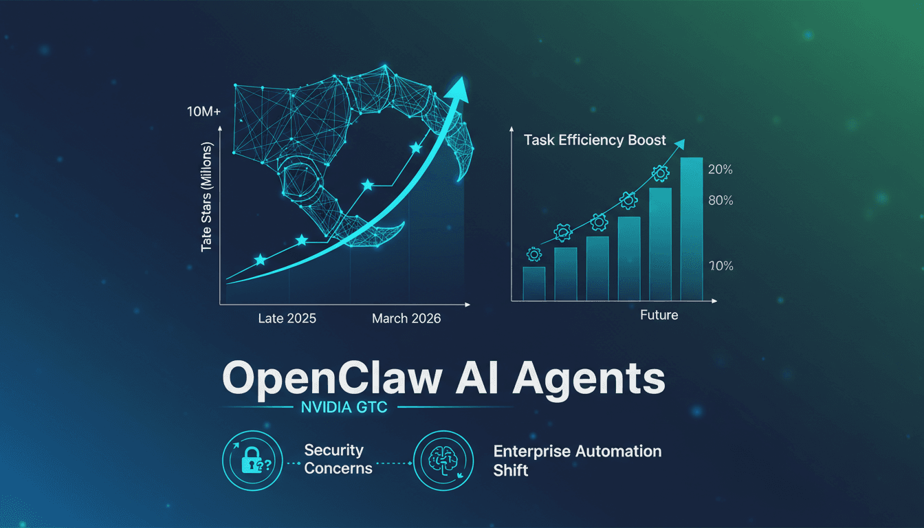 OpenClaw AI Agents Demonstrate Autonomous Task Execution at Nvidia GTC Conference