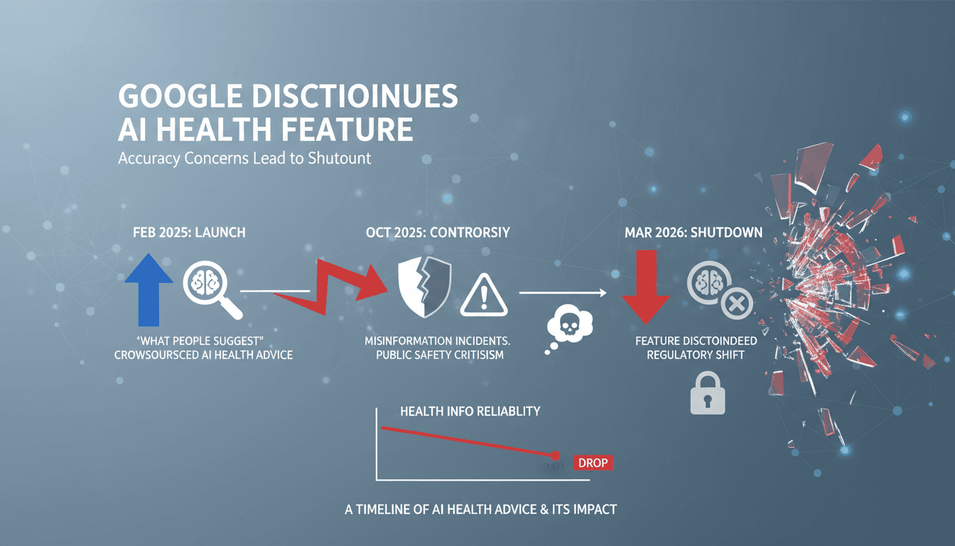Google Discontinues AI Health Feature Due to Accuracy Concerns