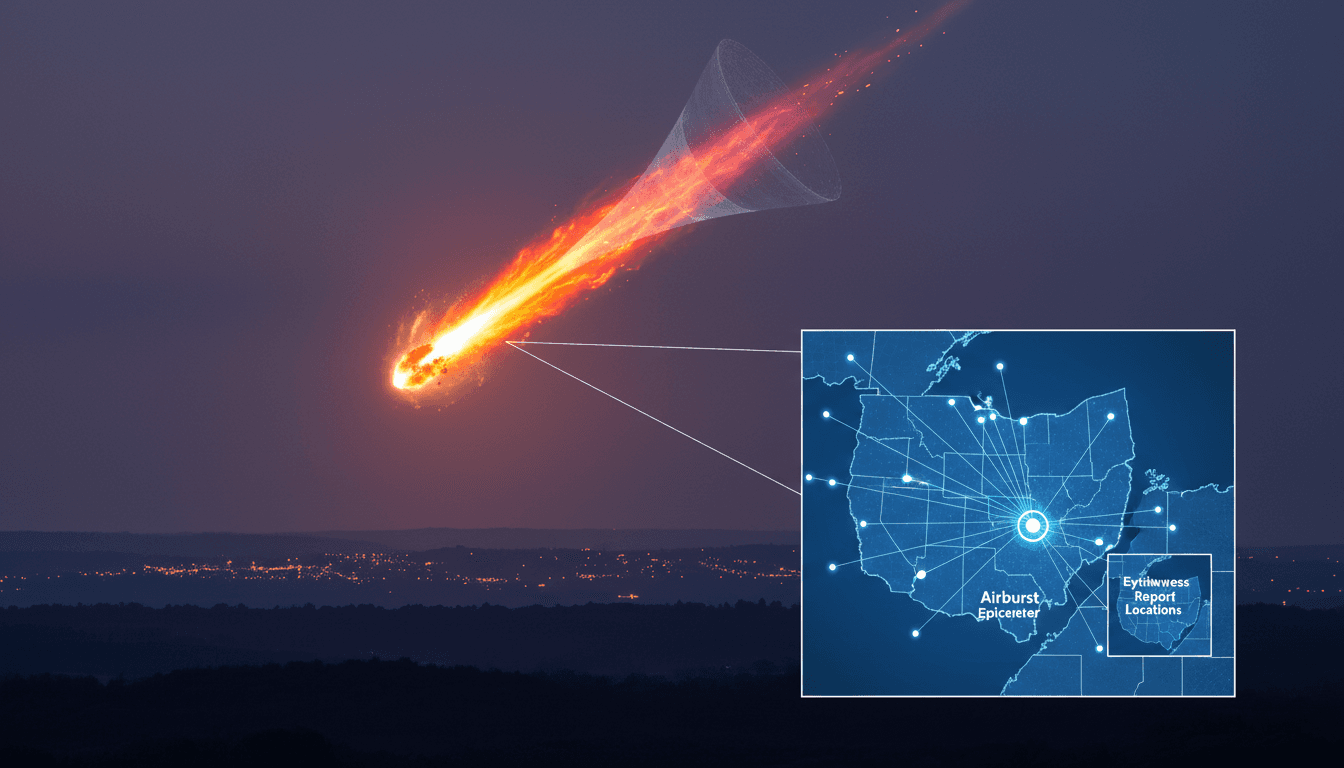 Meteor Airburst Over Northern Ohio Causes Sonic Boom and Eyewitness Reports