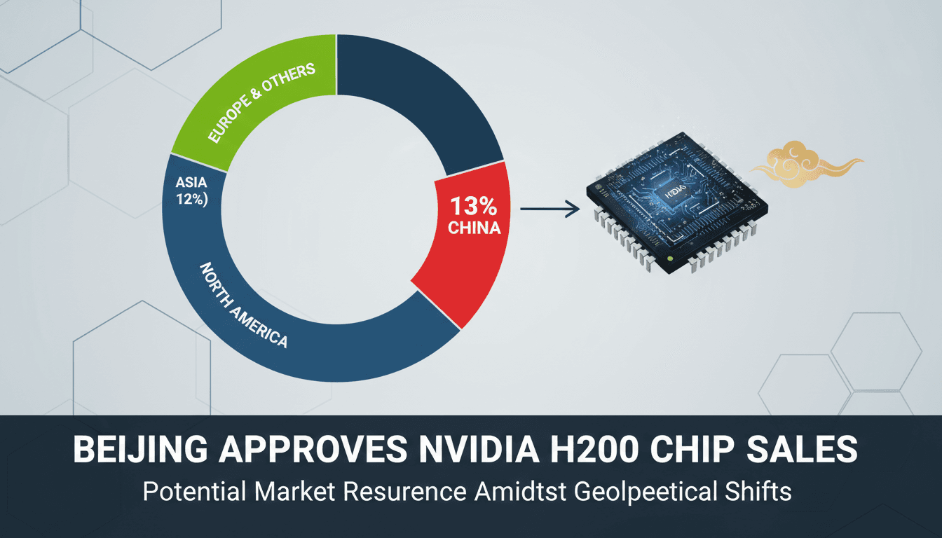 Beijing Grants Approval for Nvidia H200 AI Chip Sales to Chinese Market