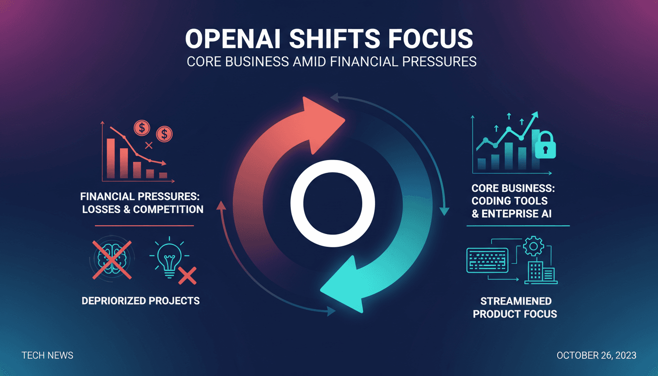 OpenAI Shifts Focus to Core Business Amid Financial Pressures