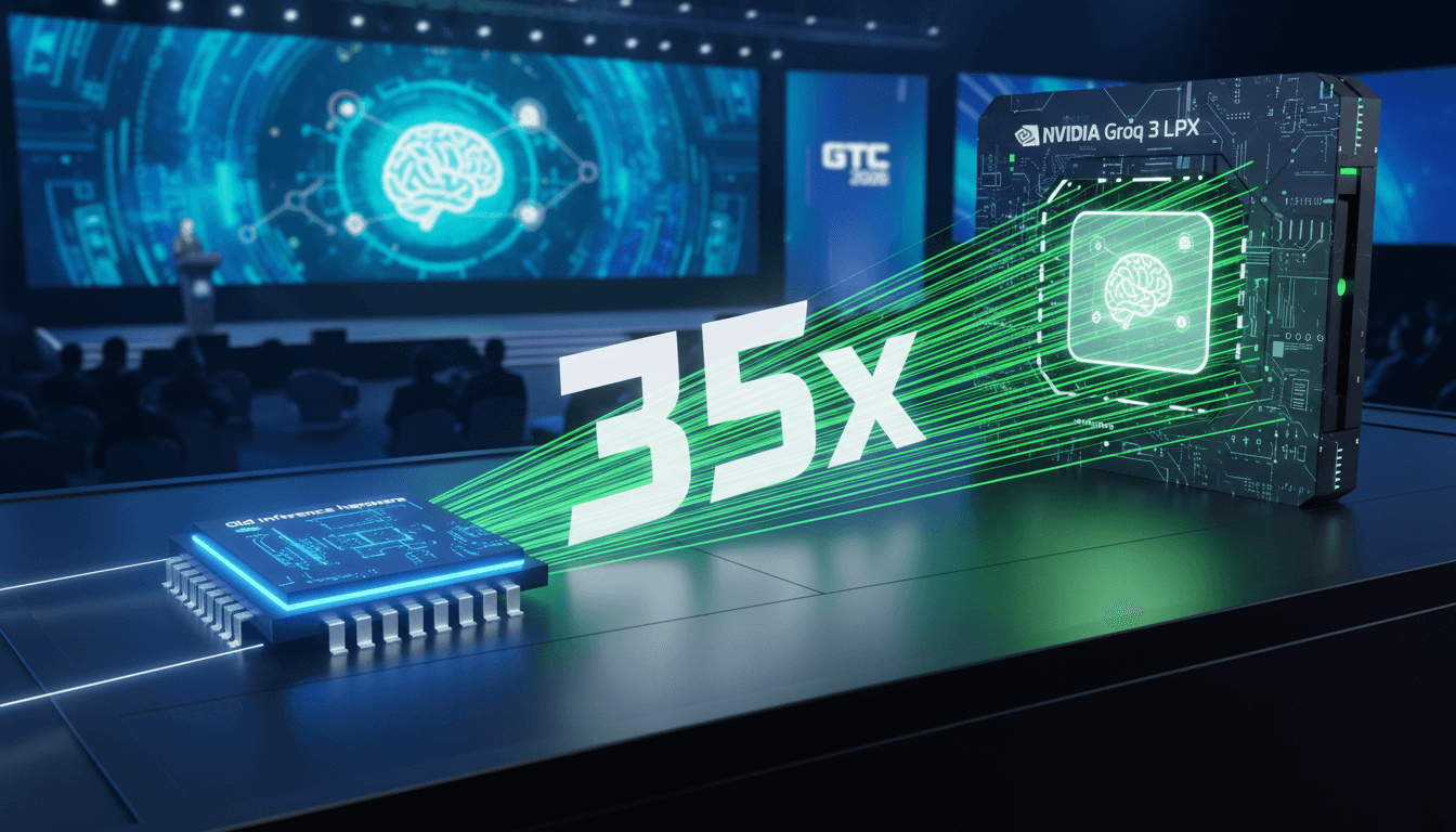 Nvidia Launches Groq 3 LPX Inference Hardware at GTC 2026