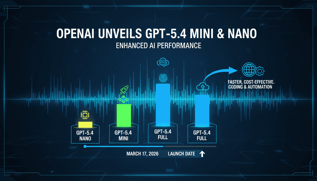 OpenAI Unveils GPT-5.4 Mini and Nano Models for Enhanced AI Performance
