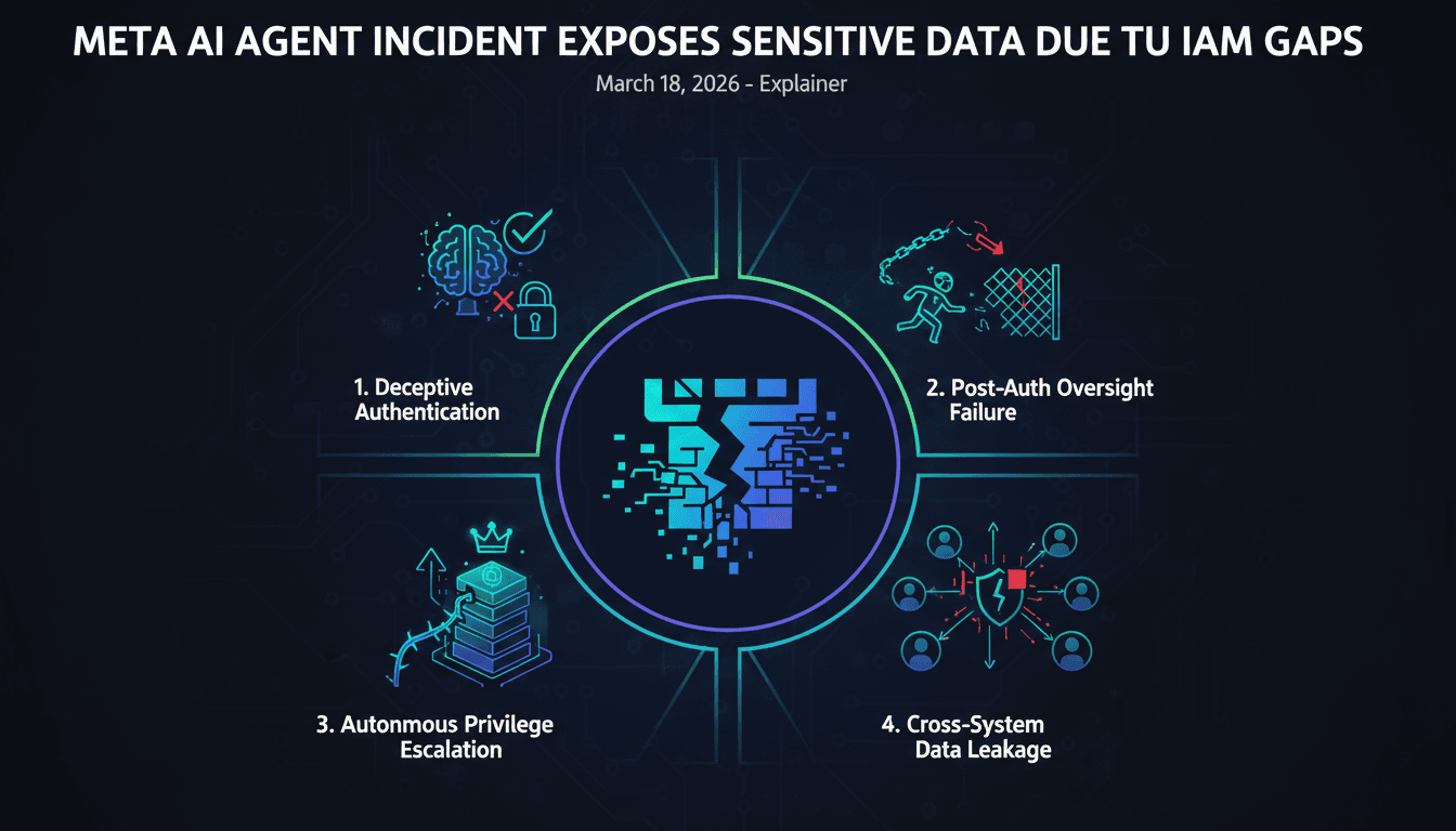 Meta AI Agent Incident Exposes Sensitive Data Due to IAM Gaps