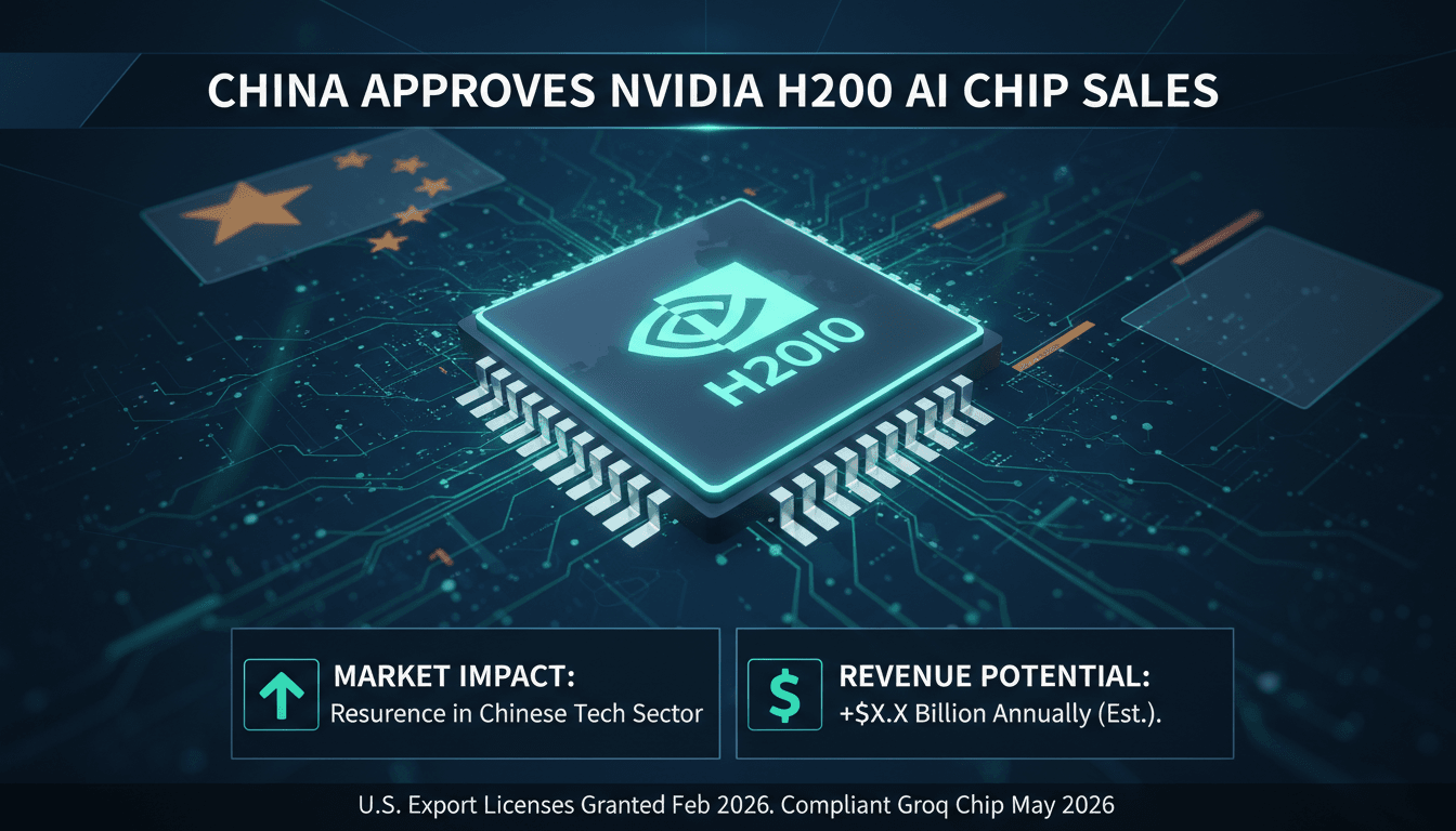 China Approves Nvidia H200 AI Chip Sales Amid Regulatory Changes