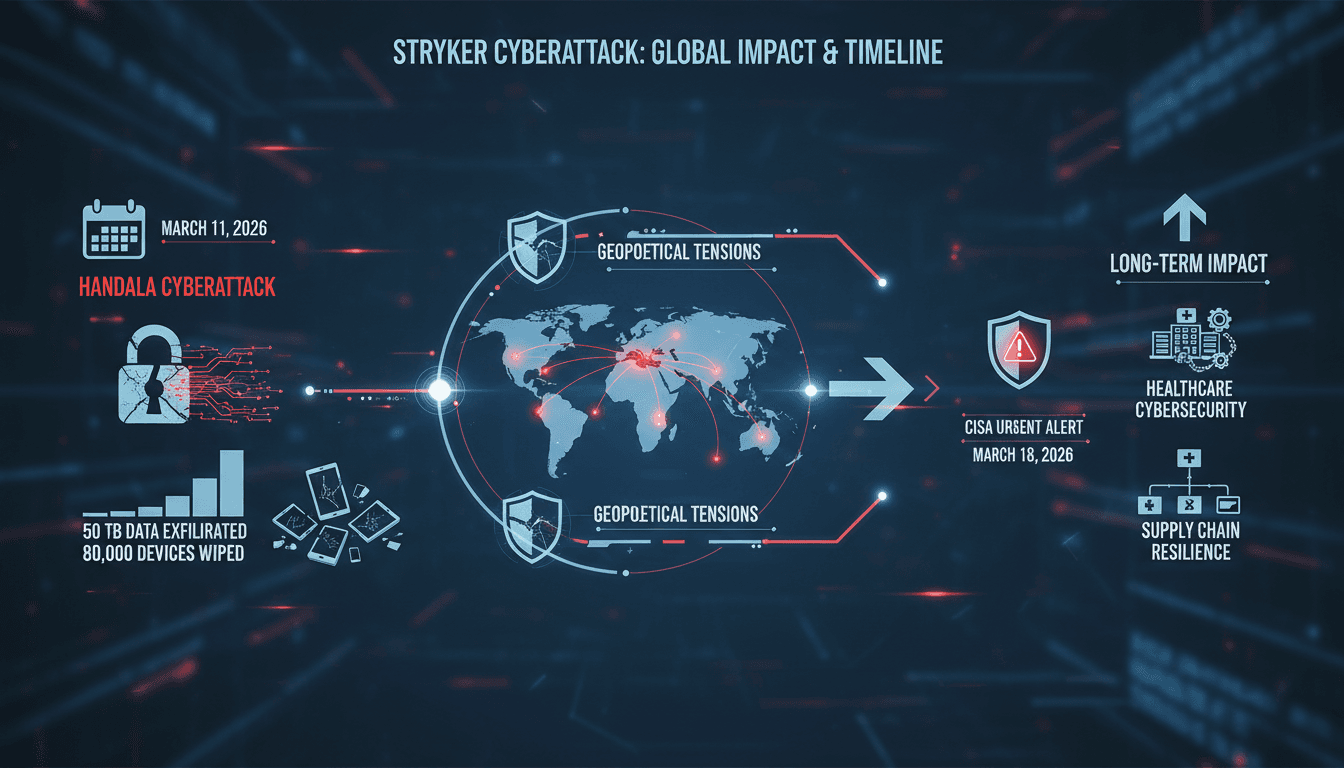 CISA Issues Urgent Cybersecurity Alert Following Handala Cyberattack on Stryker Corporation