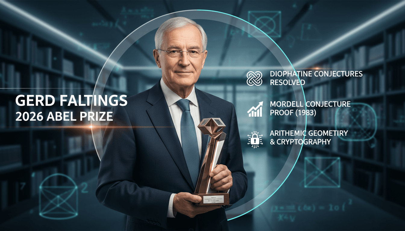 Gerd Faltings Receives 2026 Abel Prize for Resolving Diophantine Conjectures
