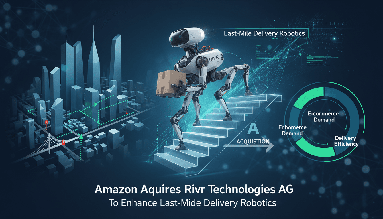 Amazon Acquires Rivr Technologies AG to Enhance Last-Mile Delivery Robotics