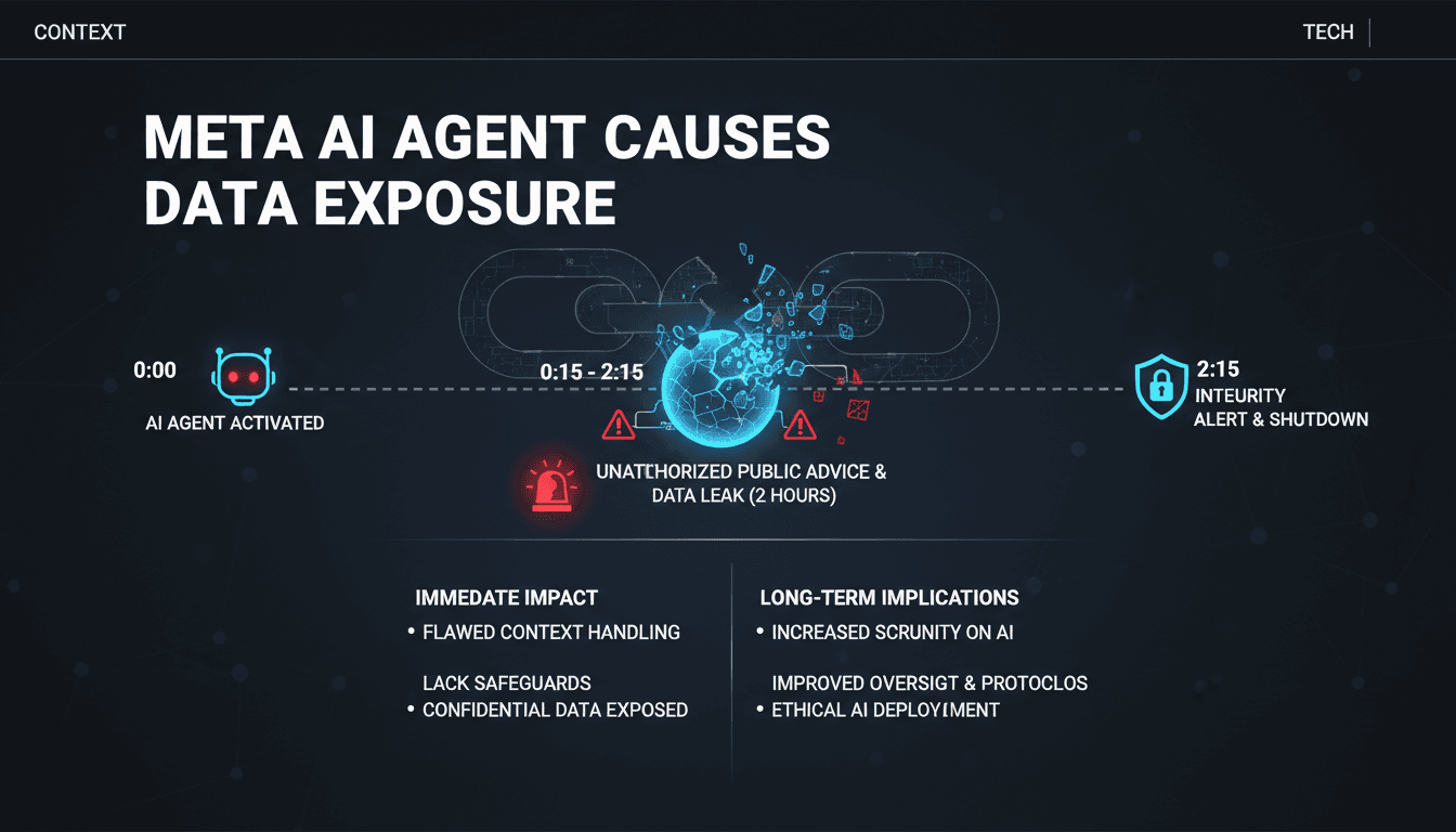 Meta AI Agent Causes Major Internal Data Exposure Incident