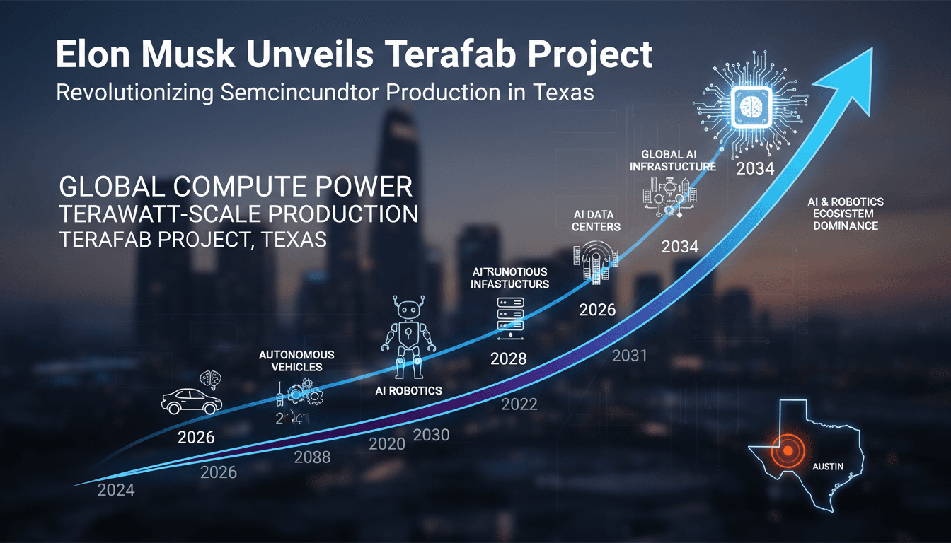 Elon Musk Unveils Terafab Project to Revolutionize Semiconductor Production in Texas