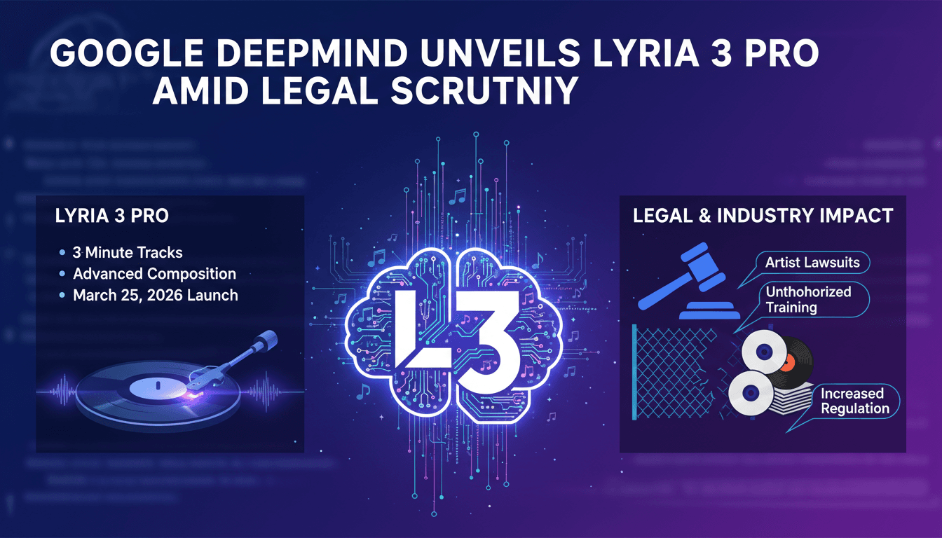 Google DeepMind Unveils Lyria 3 Pro AI Music Generation Model Amid Legal Scrutiny