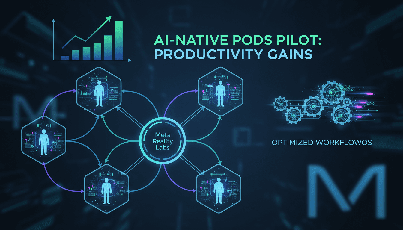 Meta Platforms Initiates AI-Native Pods Pilot in Reality Labs Division