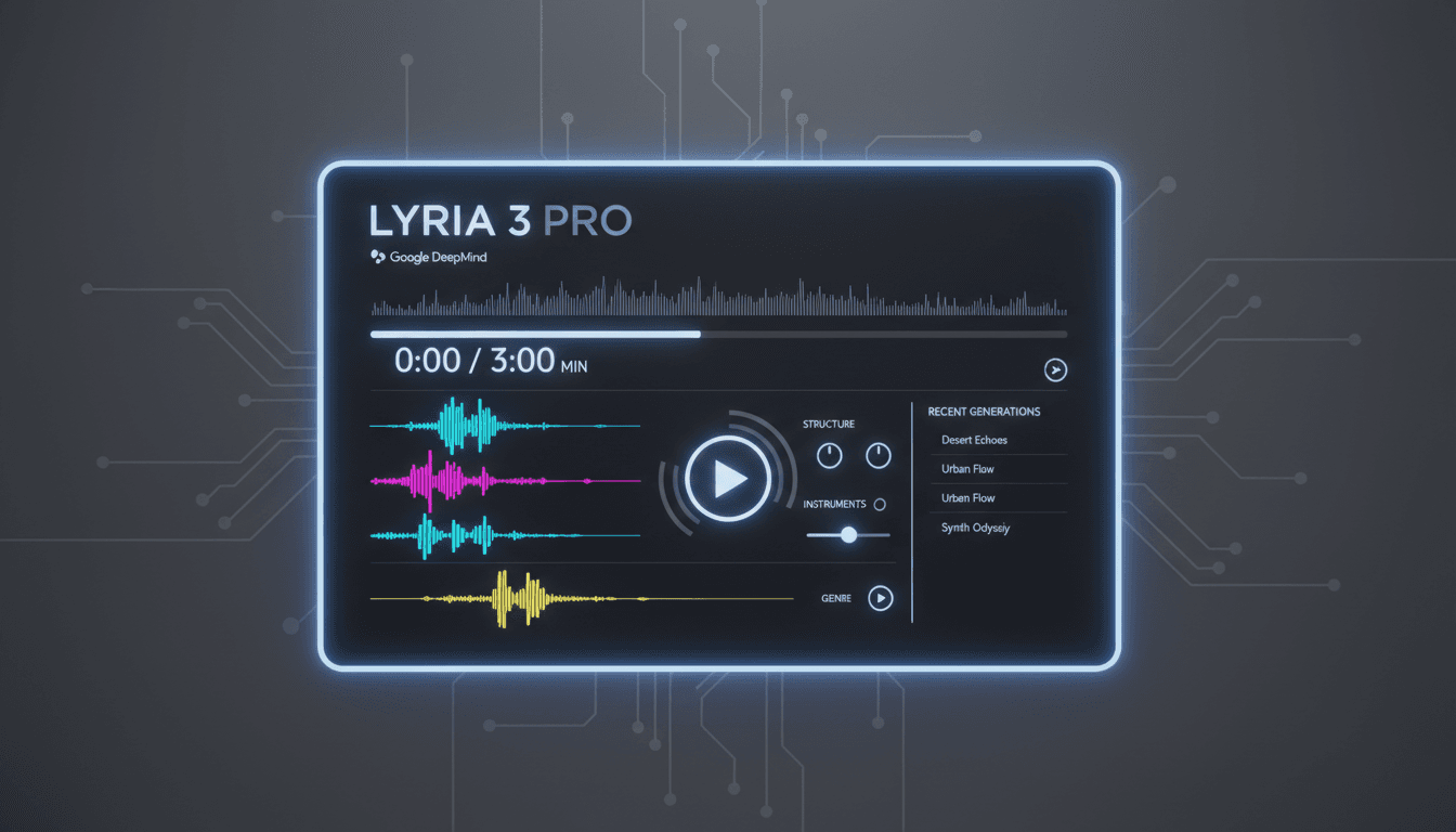 Google DeepMind Unveils Lyria 3 Pro for Advanced AI Music Generation