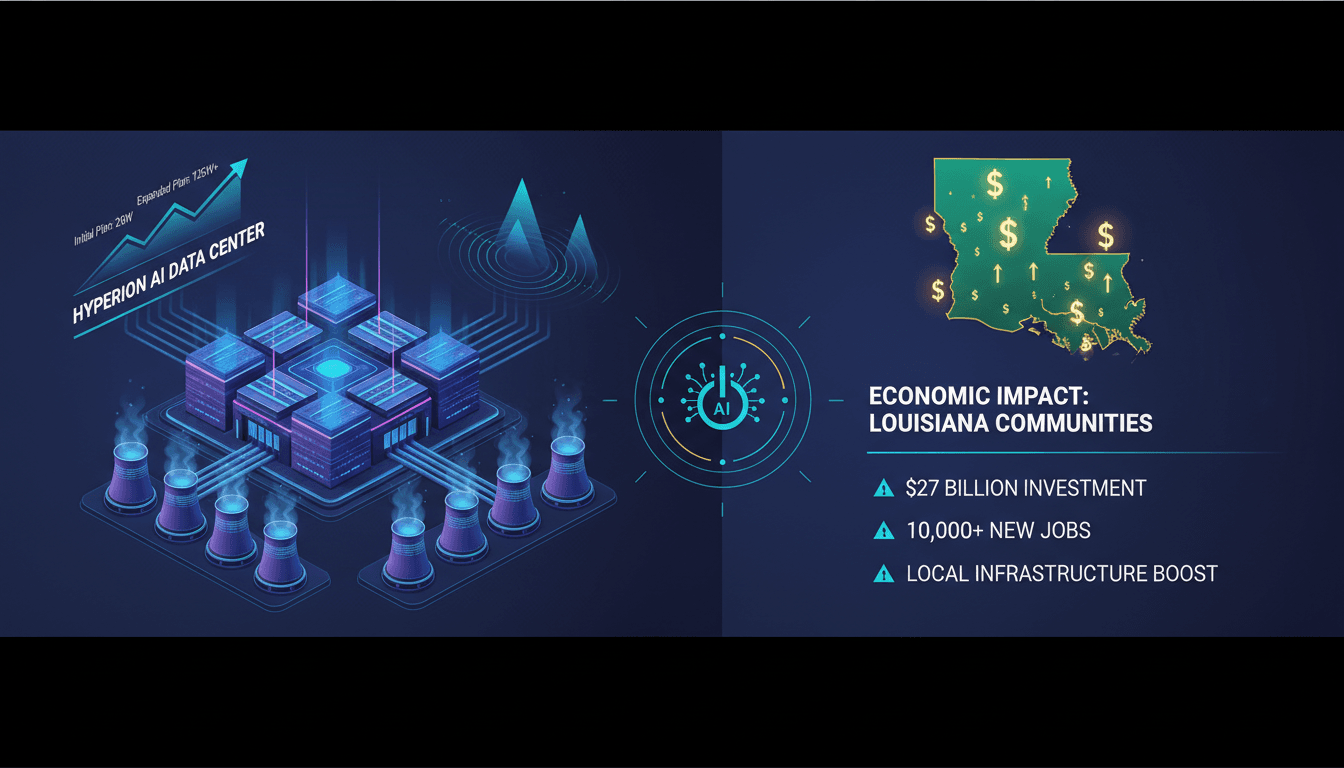 Meta Platforms Expands Hyperion AI Data Center with Funding for 10 Gas-Fired Power Plants