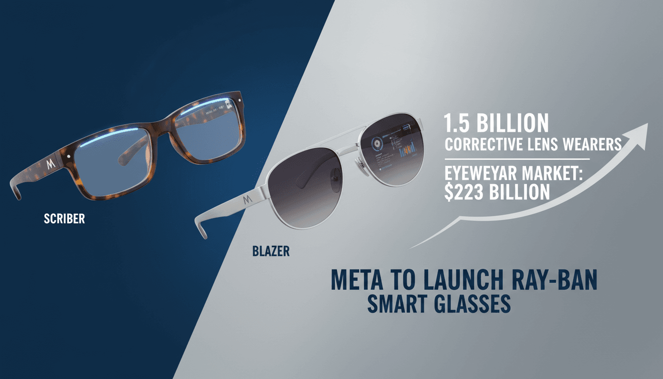 Meta to Launch Prescription-Optimized Ray-Ban Smart Glasses Scriber and Blazer