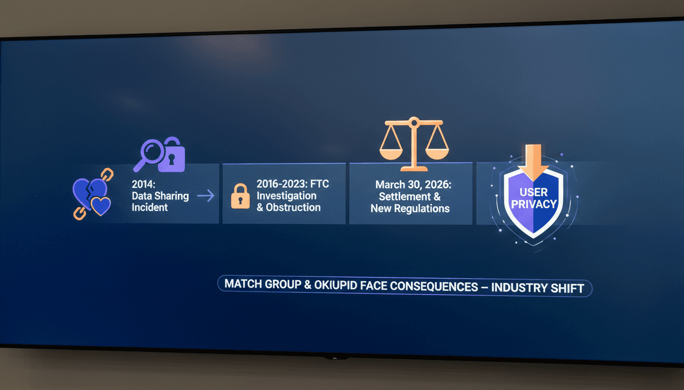 Match Group and OkCupid Settle FTC Allegations Over Unauthorized Data Sharing of 3 Million Users