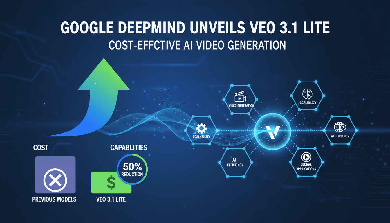 Google DeepMind Unveils Cost-Effective AI Video Generation Model Veo 3.1 Lite
