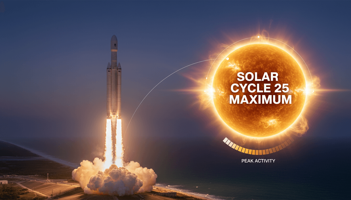NASA's Artemis II Mission Successfully Launches Amid Solar Cycle 25 Maximum