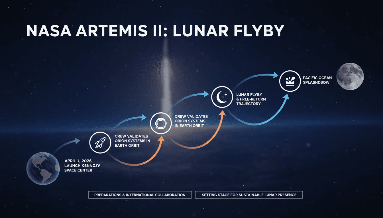 NASA Artemis II Mission Successfully Launches Crewed Lunar Flyby