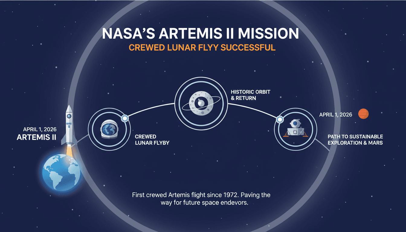 NASA's Artemis II Mission Successfully Launches Crewed Lunar Flyby