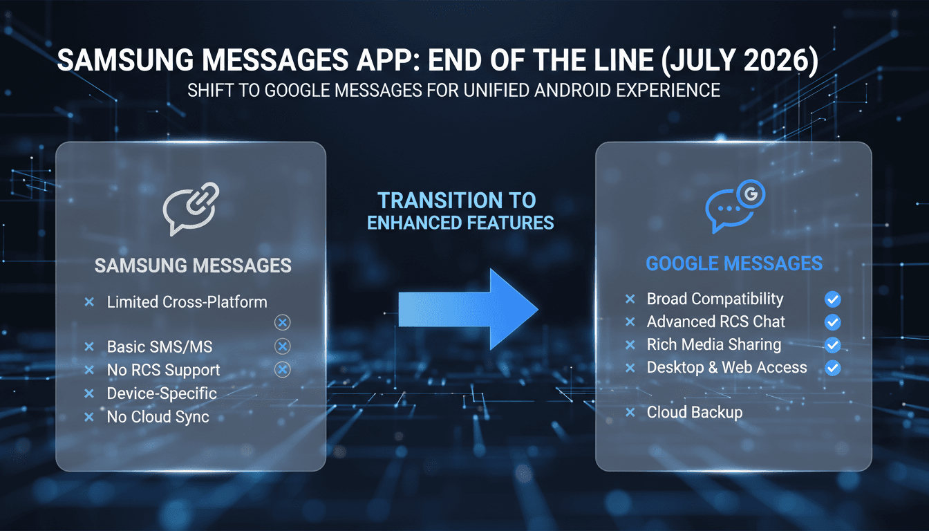 Samsung to Discontinue Samsung Messages App by July 2026