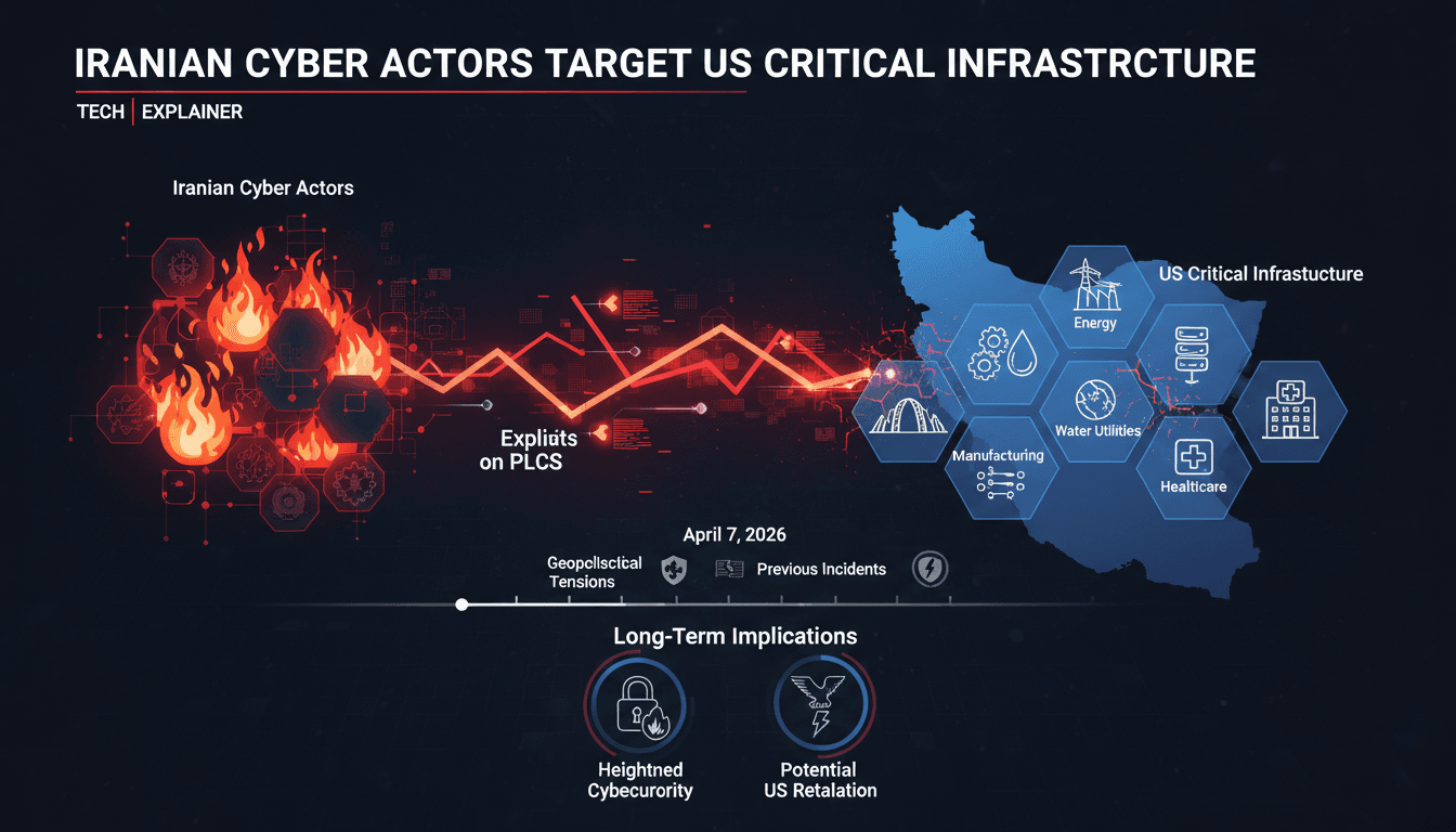 Iranian Cyber Actors Target US Critical Infrastructure with Exploits on PLCs