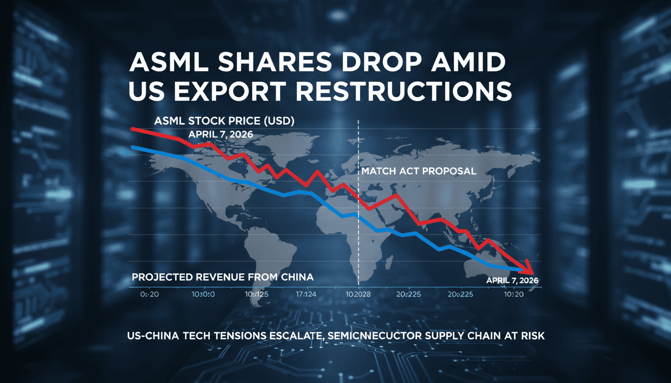 ASML Shares Drop Following US Proposal to Restrict Semiconductor Exports to China