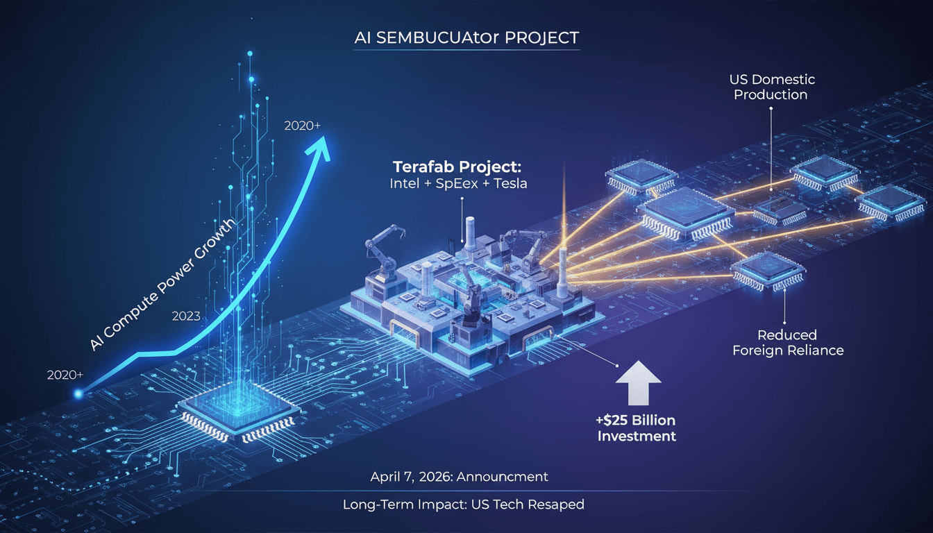 Intel Partners with Elon Musk's SpaceX and Tesla on $25 Billion AI Semiconductor Project