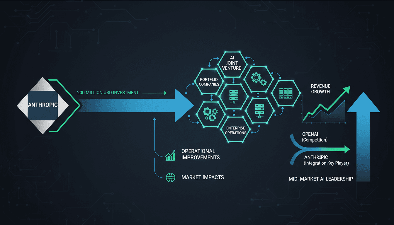 Anthropic Negotiates $200 Million Investment in AI Joint Venture for Enterprise Integration