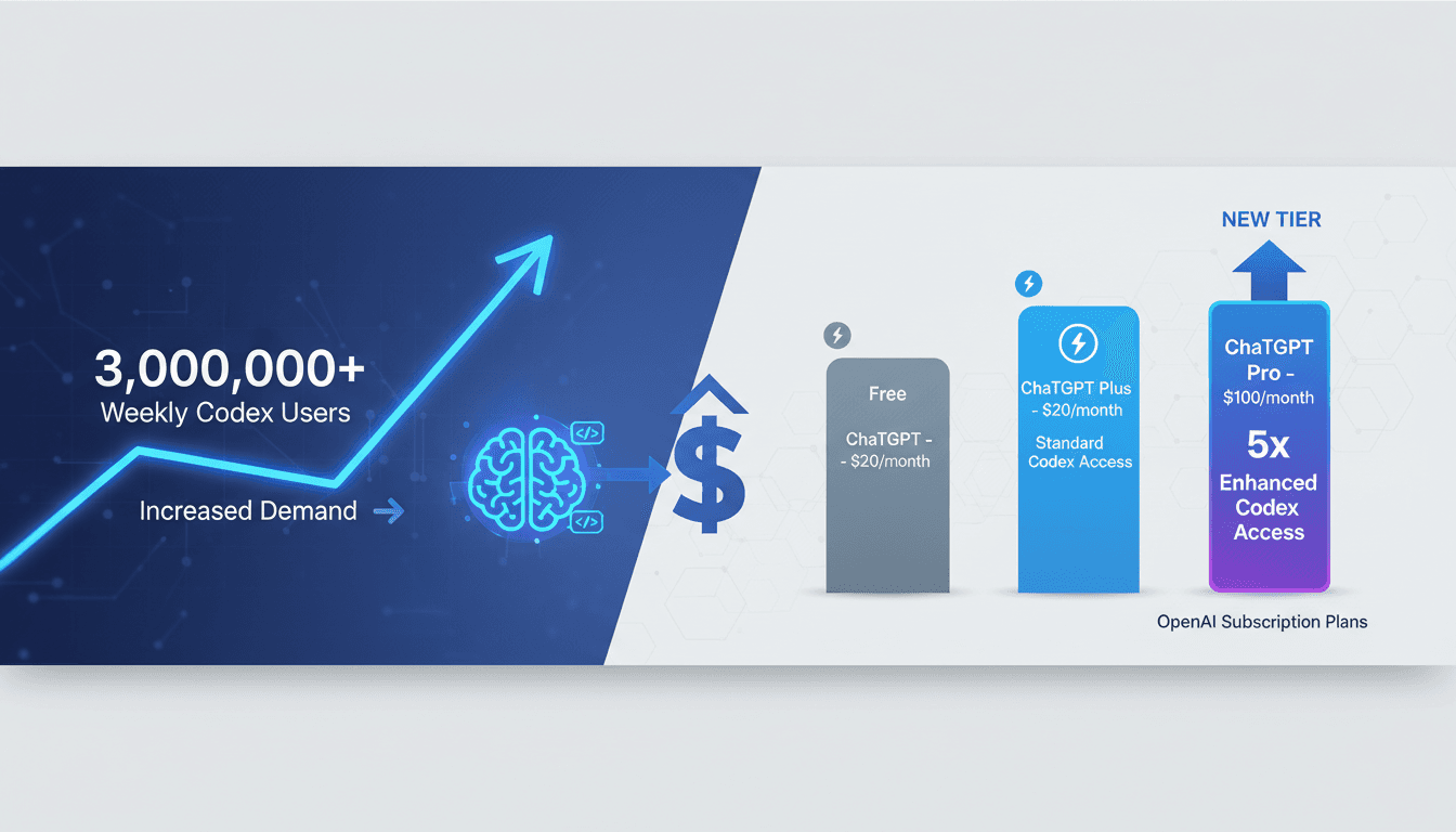 OpenAI Introduces $100 ChatGPT Pro Subscription Tier for Enhanced Codex Access