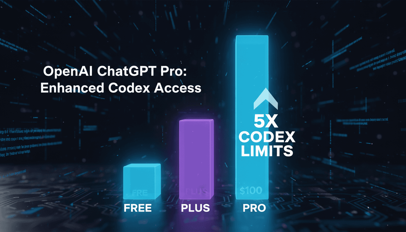 OpenAI launches $100 monthly ChatGPT Pro tier with enhanced Codex limits