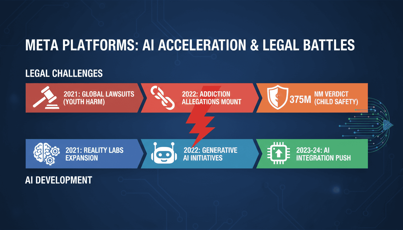 Meta Platforms Accelerates AI Development Amid Legal Challenges Over Social Media Liability