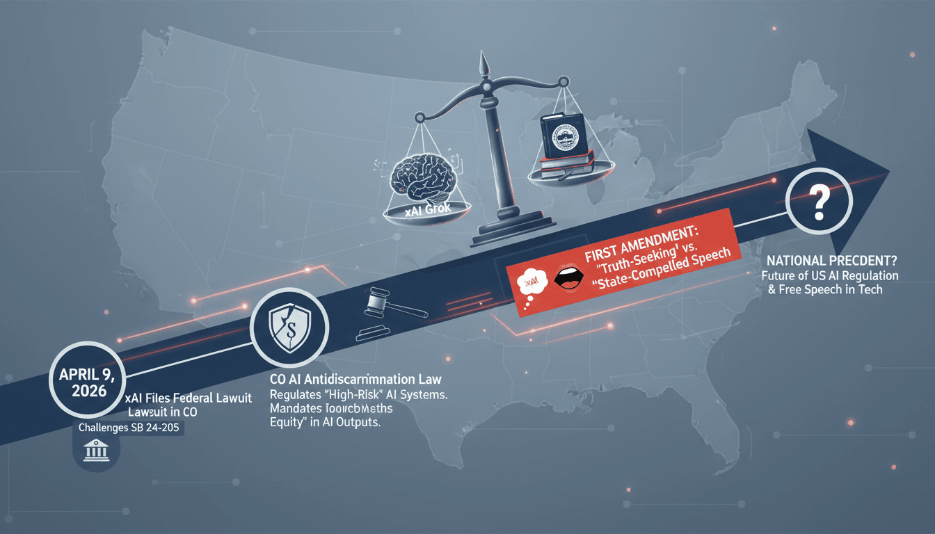 xAI LLC Initiates Federal Lawsuit Against Colorado AG to Halt AI Antidiscrimination Law