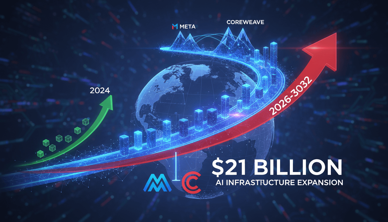 Meta and CoreWeave Sign $21 Billion AI Infrastructure Expansion Agreement
