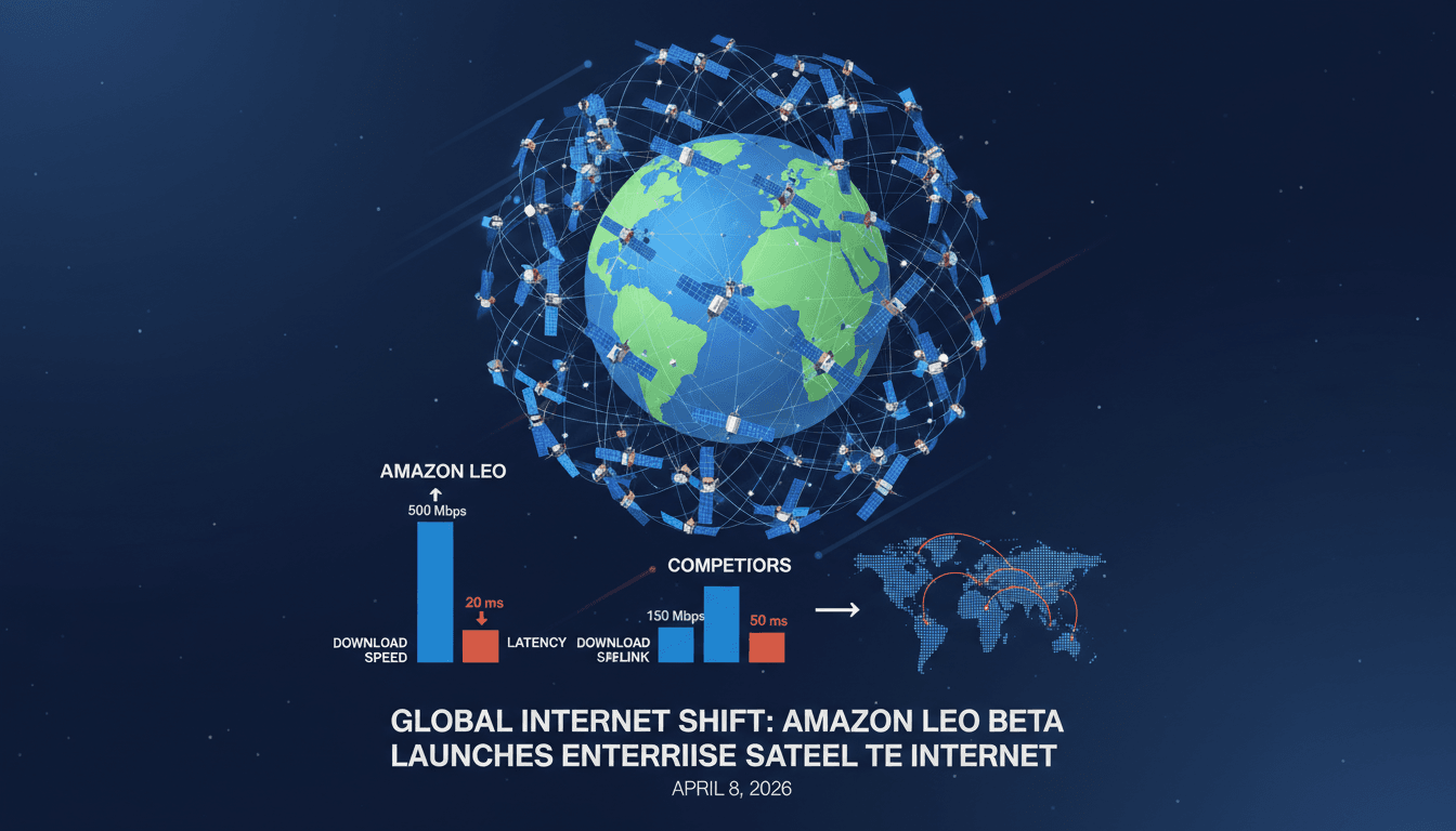 Amazon Leo Satellite Internet Service Launches Enterprise Beta Program