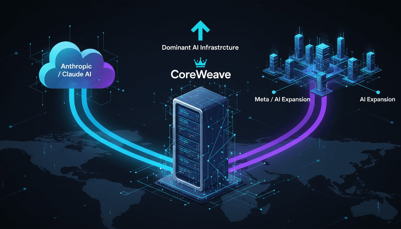 CoreWeave Secures Multi-Year Cloud Agreement with Anthropic for AI Infrastructure