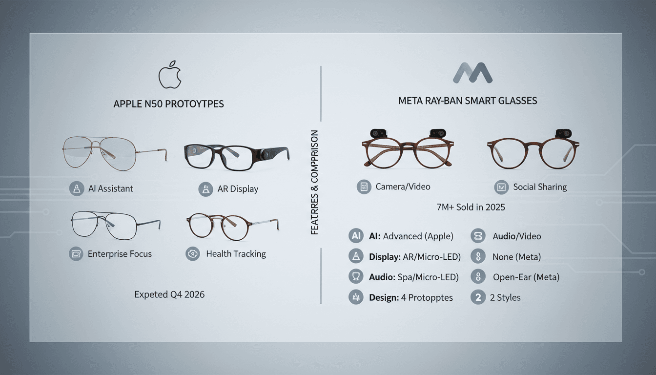 Apple Tests AI-Enhanced Smart Glasses Prototypes to Compete with Meta