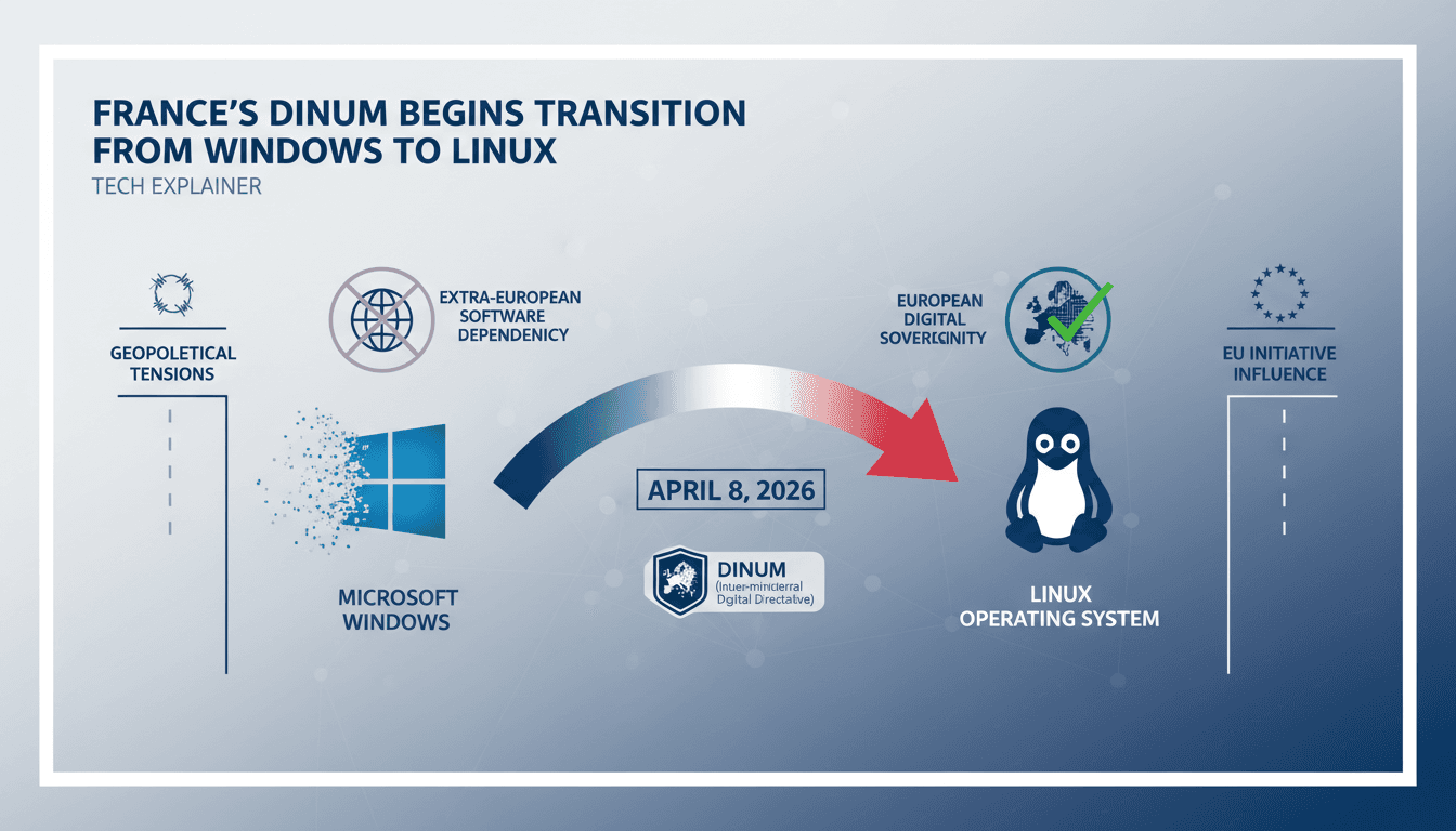 France's DINUM Begins Transition from Microsoft Windows to Linux for Government Workstations