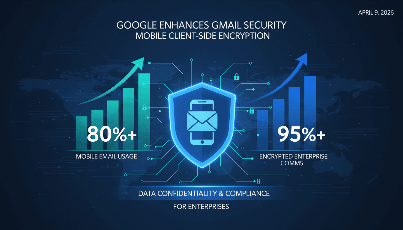 Google Enhances Gmail Security with Mobile Client-Side Encryption for Enterprises