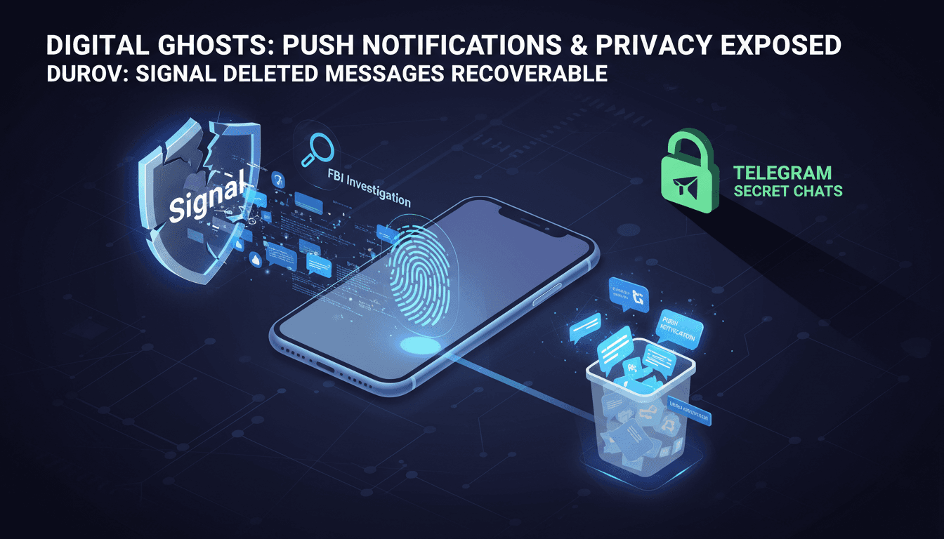 Pavel Durov Exposes Signal's Vulnerability to Deleted Message Recovery via Push Notifications
