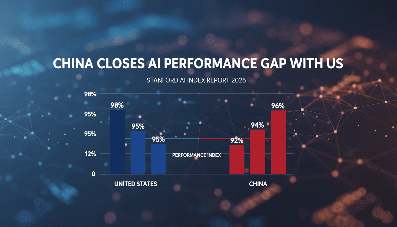 China Closes Performance Gap with US in AI Models According to Stanford Report