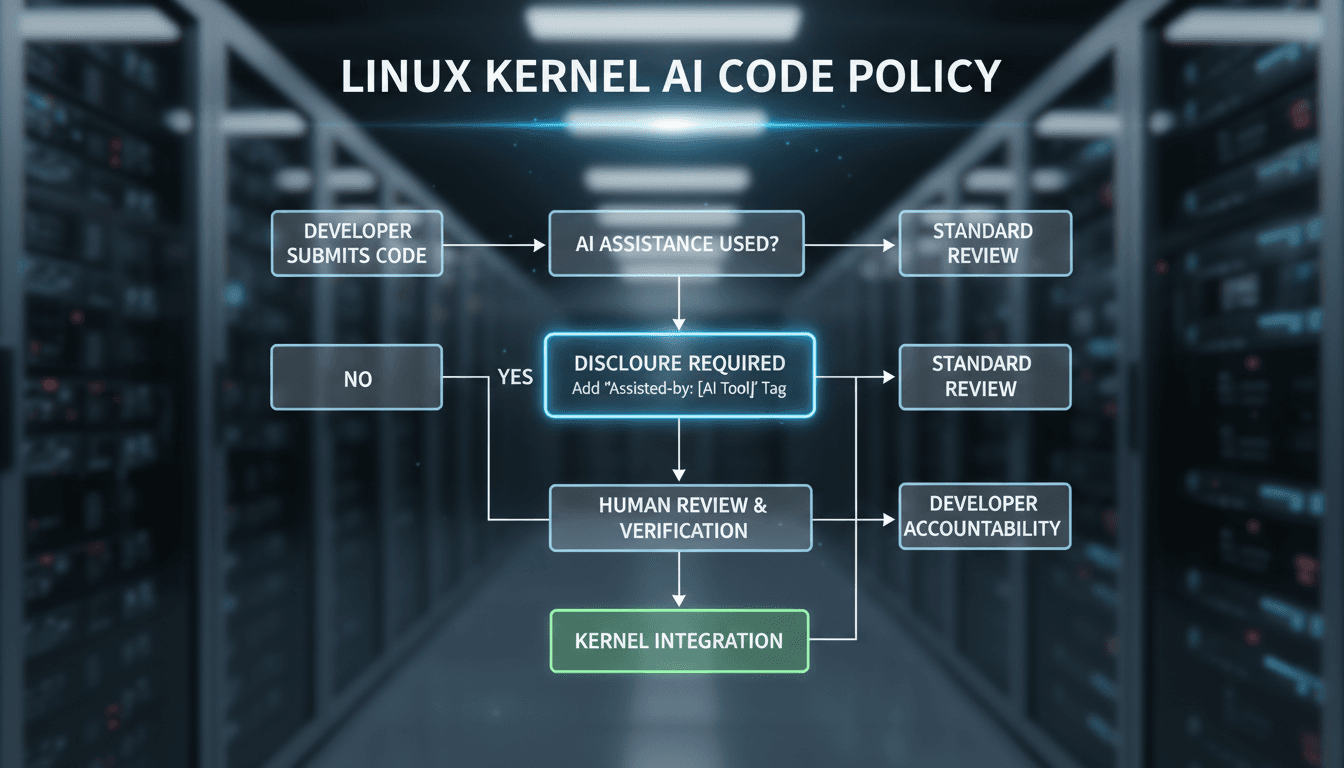 Linux Kernel Implements AI-Assisted Code Contribution Policy with Disclosure Requirements