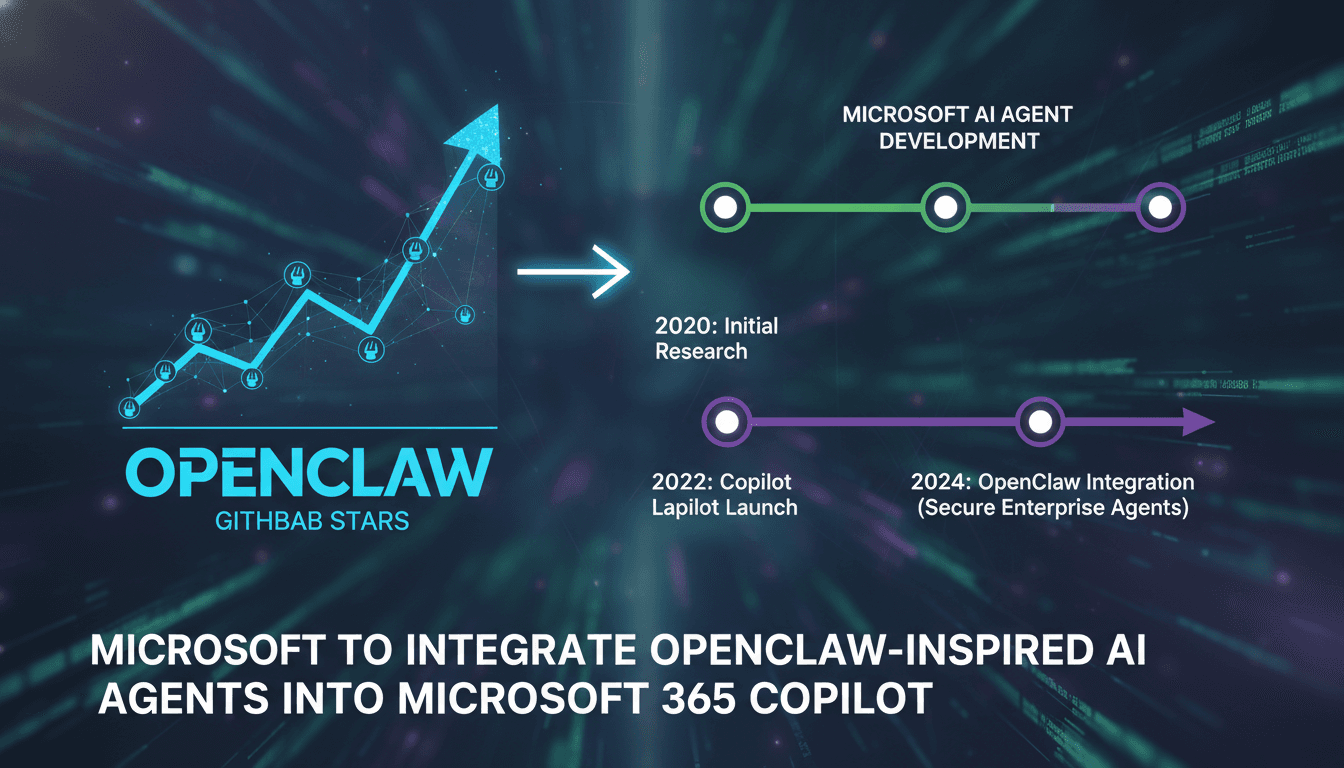 Microsoft to Integrate OpenClaw-Inspired AI Agents into Microsoft 365 Copilot