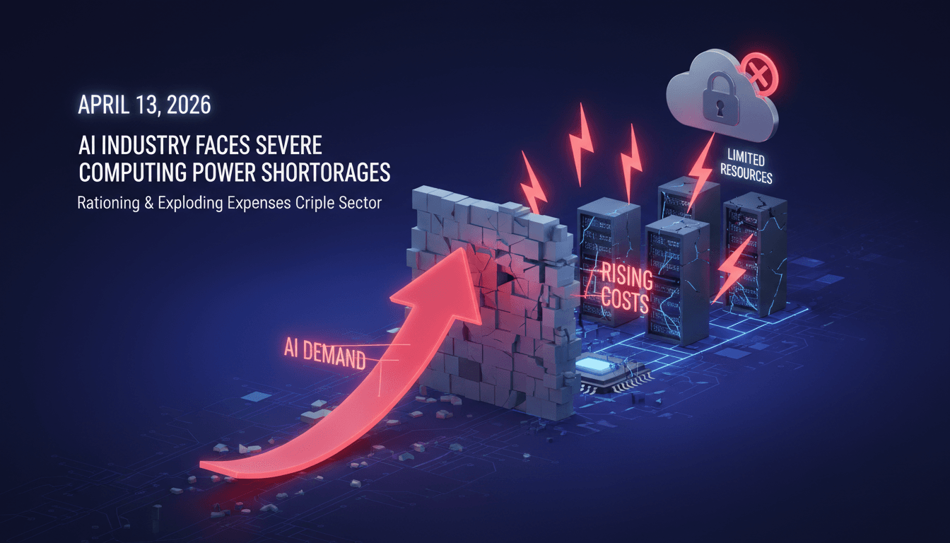 AI Industry Faces Severe Computing Power Shortages and Rising Costs