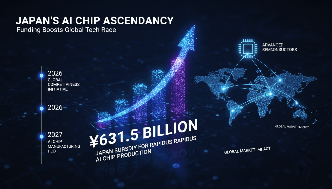 Japan Approves ¥631.5 Billion Subsidy for AI Chipmaker Rapidus Corporation