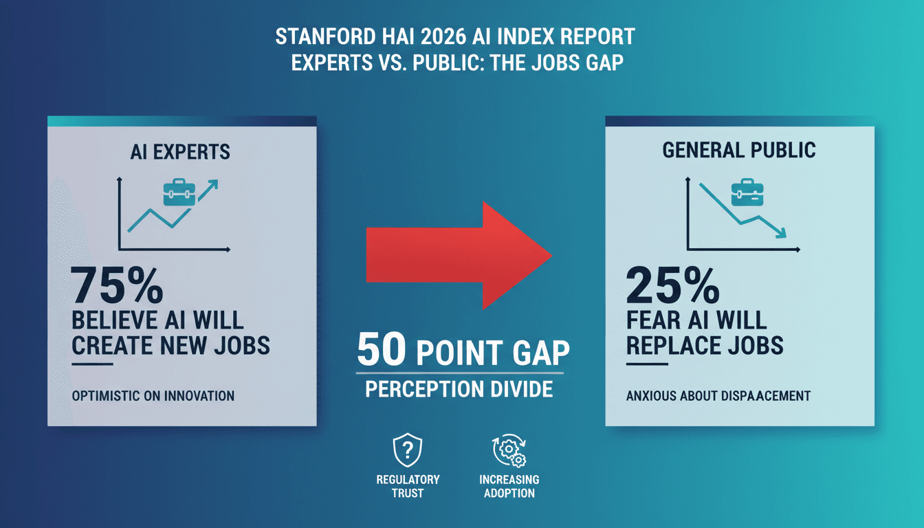 Stanford HAI 2026 AI Index Report Highlights Divergence Between AI Experts and Public Perception