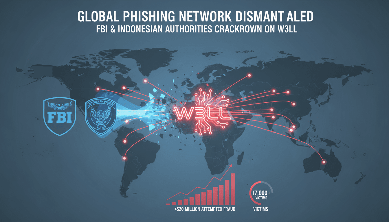 FBI and Indonesian Authorities Dismantle Global Phishing Network W3LL