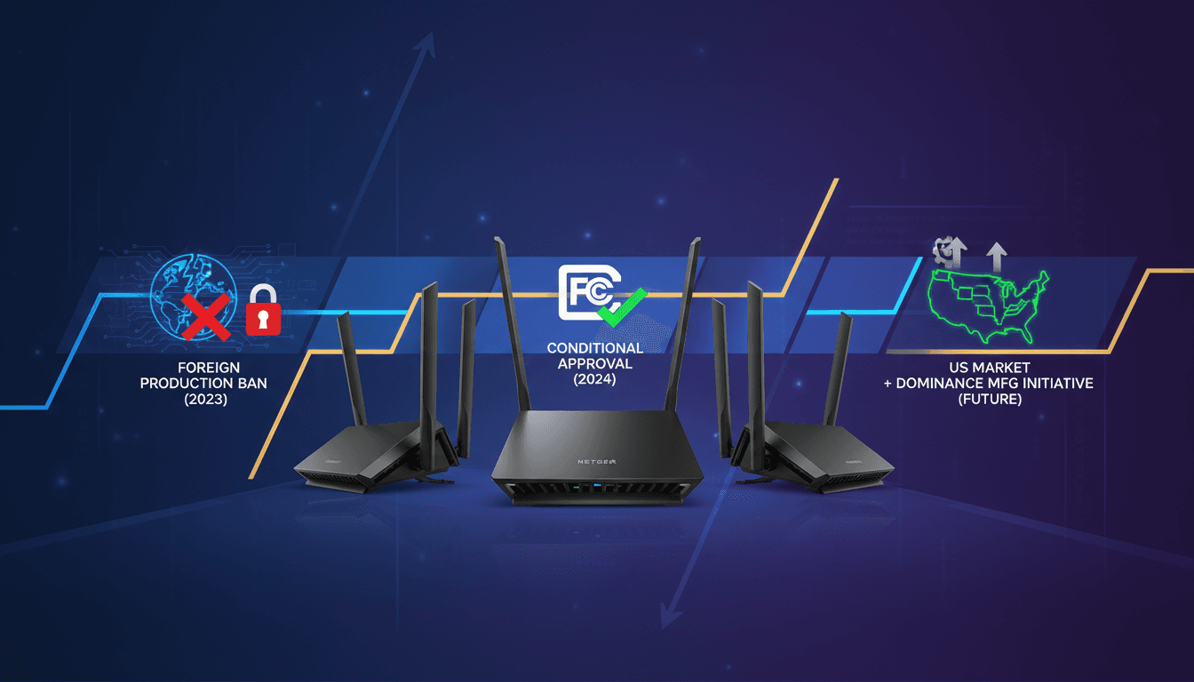 FCC Approves Netgear's Routers Amid Foreign Production Ban