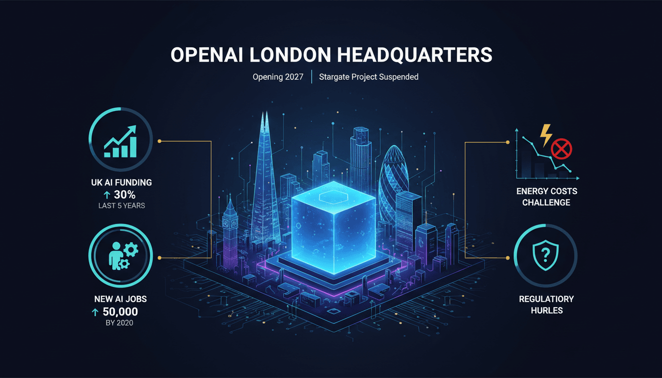 OpenAI Announces First Permanent London Headquarters Amid Stargate Project Suspension