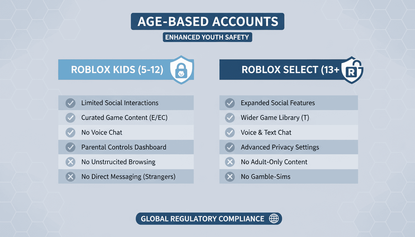 Roblox Launches Age-Based Accounts to Enhance Youth Safety Amid Global Regulatory Pressures